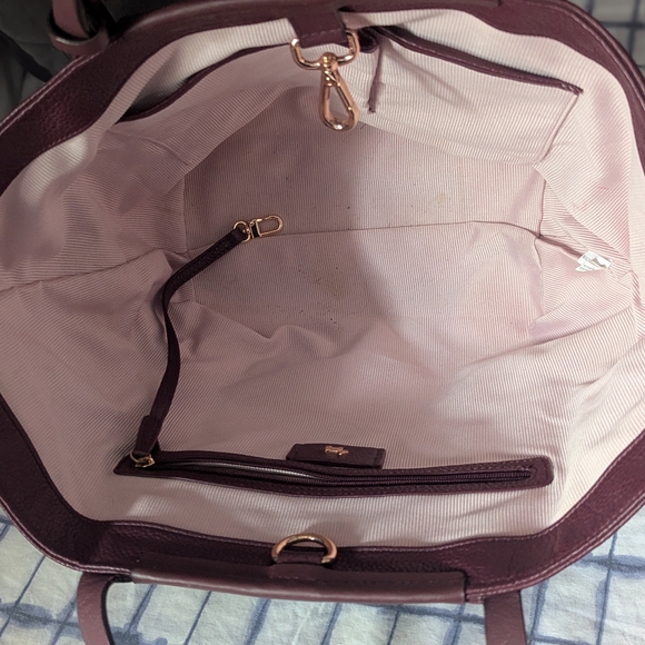 Hilary Radley Deep Red Tote Bag - Picture 8 of 10